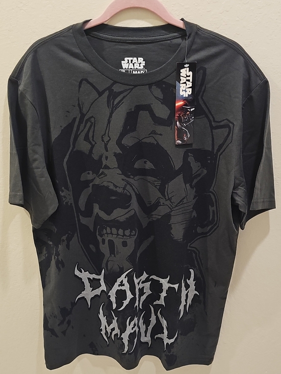 Star Wars Other - Star Wars Men’s Black Graphic Tee - Darth Maul Face Print